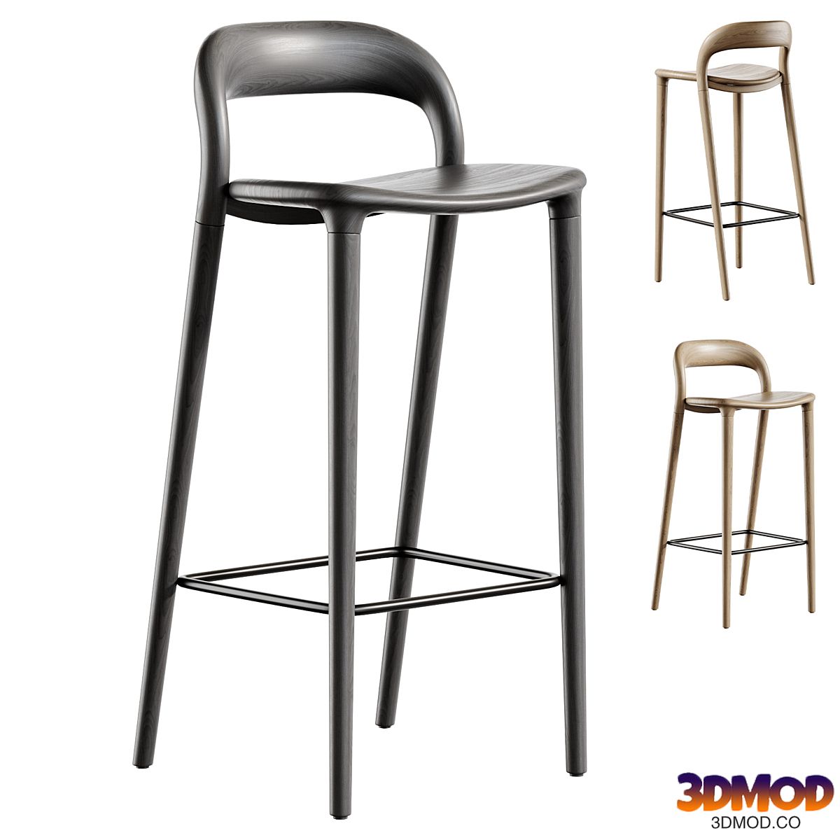 Bar stool Lugano