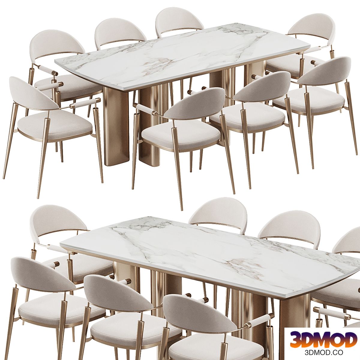 Dining chair and table275