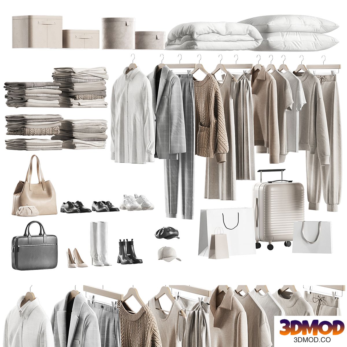 Basic clothes set and accessories 1