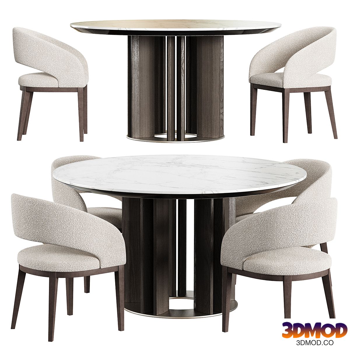 Chair ALLEN 2 Table Tondo