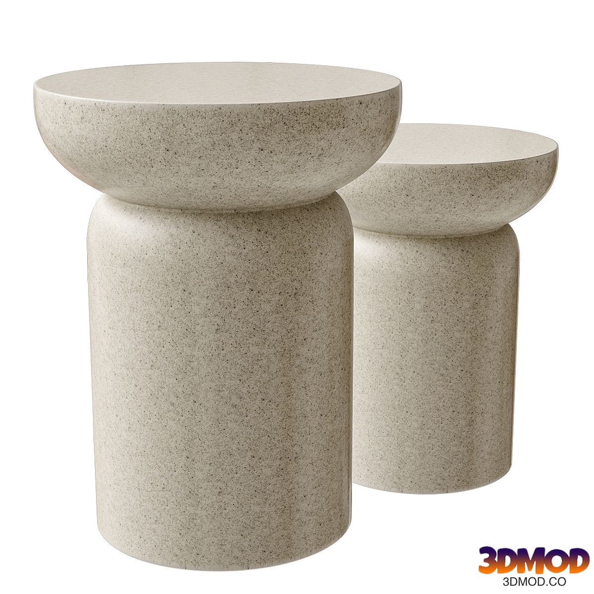 Jysk Table Lydum beige fiberstone